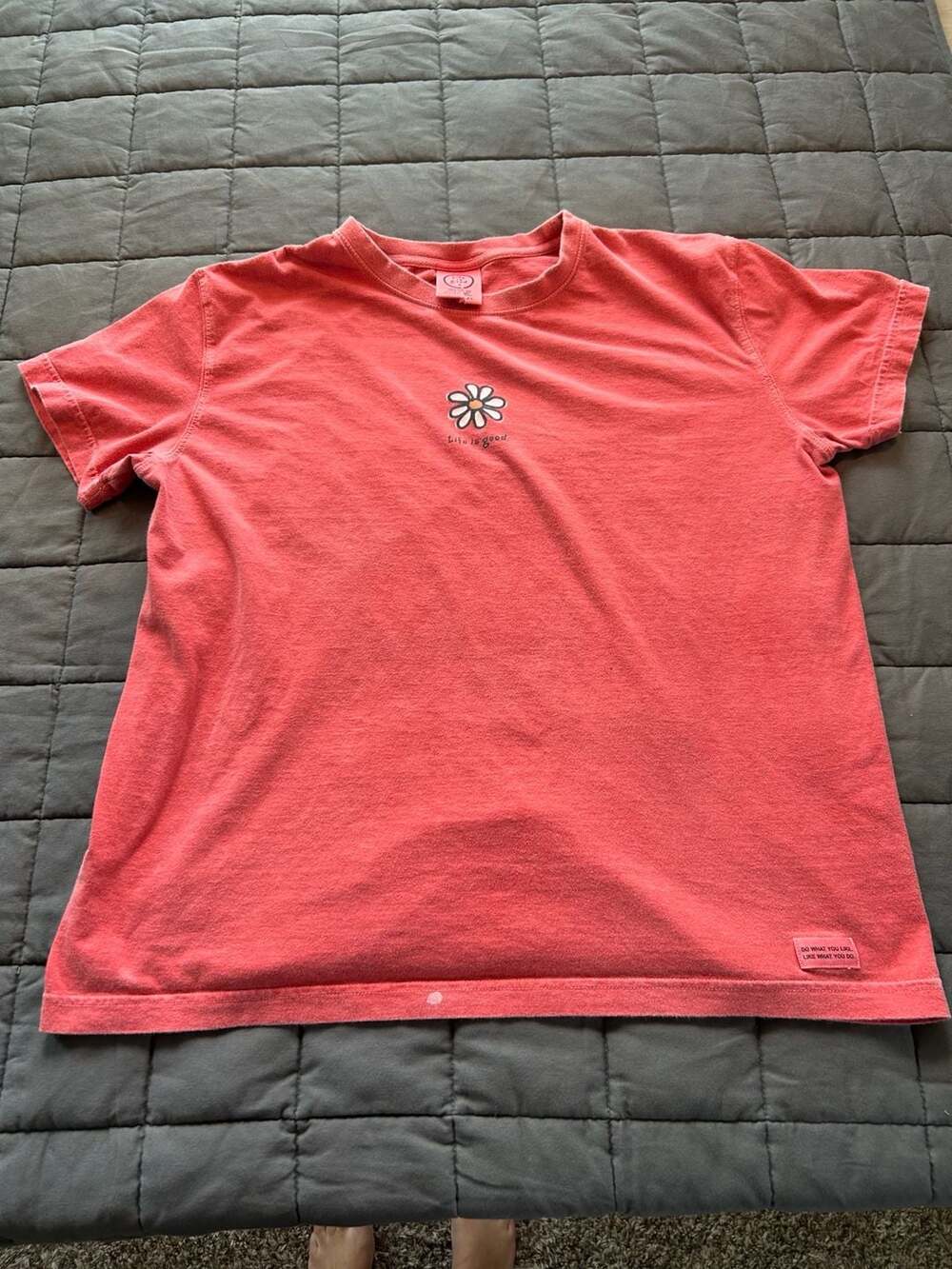 Life is Good Women's Little Daisy Short Sleeve Crusher Tee